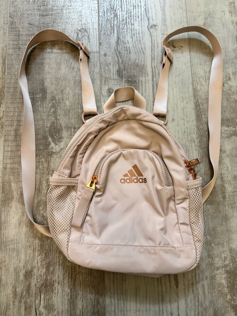 Adidas Rose Gold Mini Backpack